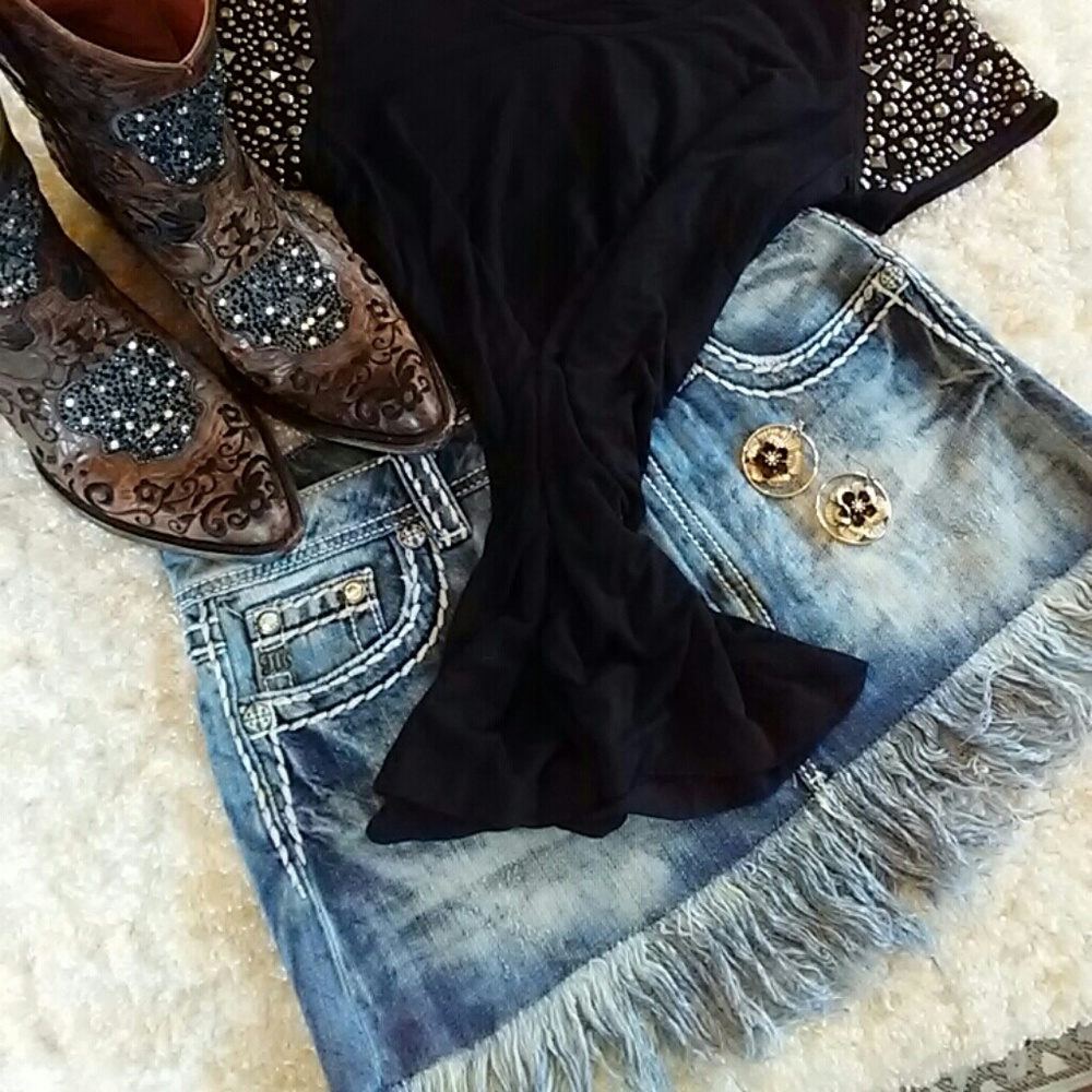 Denim Miss Me Mini nwot